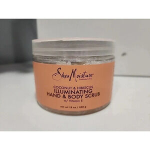 SHEA MOISTURE COCONUT & HIBISCUS HAND & BODY SCRUB 12 Oz